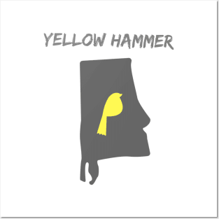 Yellow Hammer Posters and Art